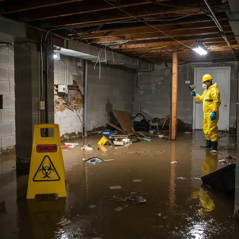 Flooded Basement Electrical Hazard in Guildhall, VT Property